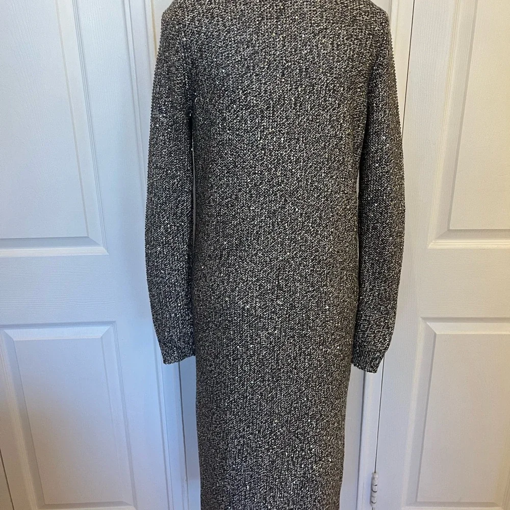 White House Black Market Long Sequin Cardigan - Picture 2 of 5